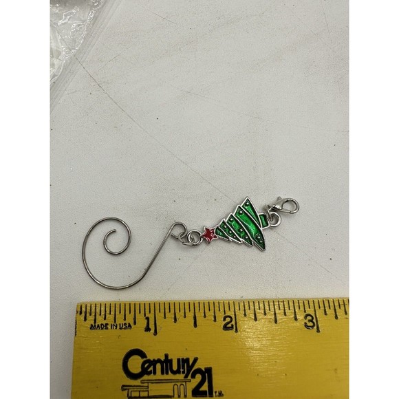 BANBERRY DESIGNS Christmas Ornament Hooks - Set of 12 Metal Tree  New - Picture 4 of 6